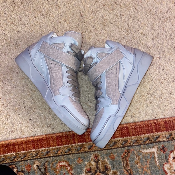 Givenchy grey leather tyson high top - Picture 2 of 6